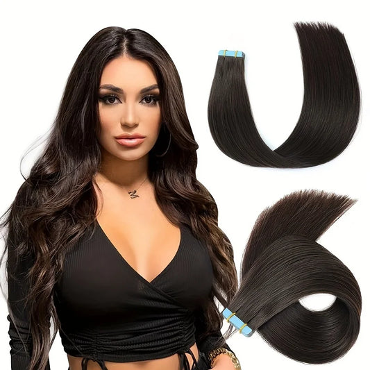 BellaCosmo™ Straight Tape In Hair Extensions Human Hair Extensions