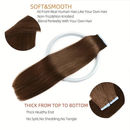 BellaCosmo™Tape In Hair Extensions Human Hair