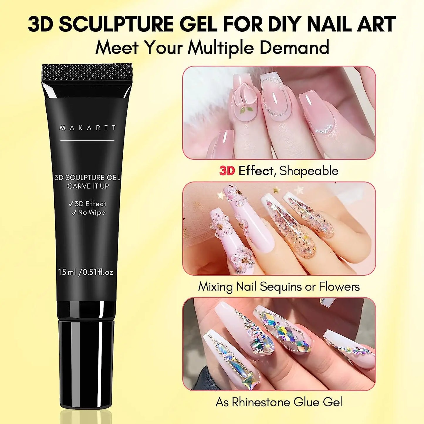 Bellanaills™3D Sculpting Gel Nail Glue for Nail Designs