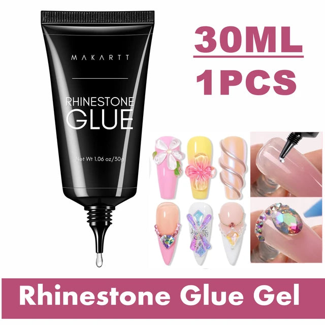 Bellanaills™ Nail Rhinestone Glue with 3D Nail Gel Kit