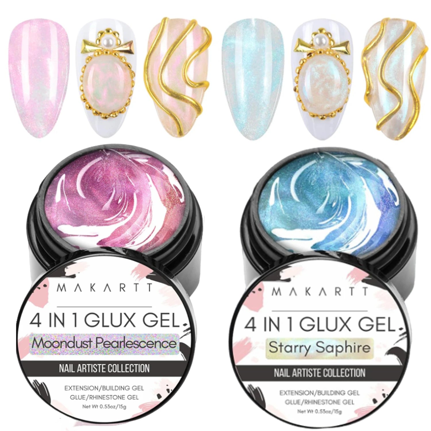 Bellanaills™ Solid Gel Builder for Nails,15ML Pearly Shimmers